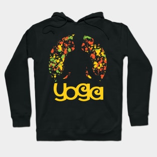 Colorful Yoga Design Hoodie